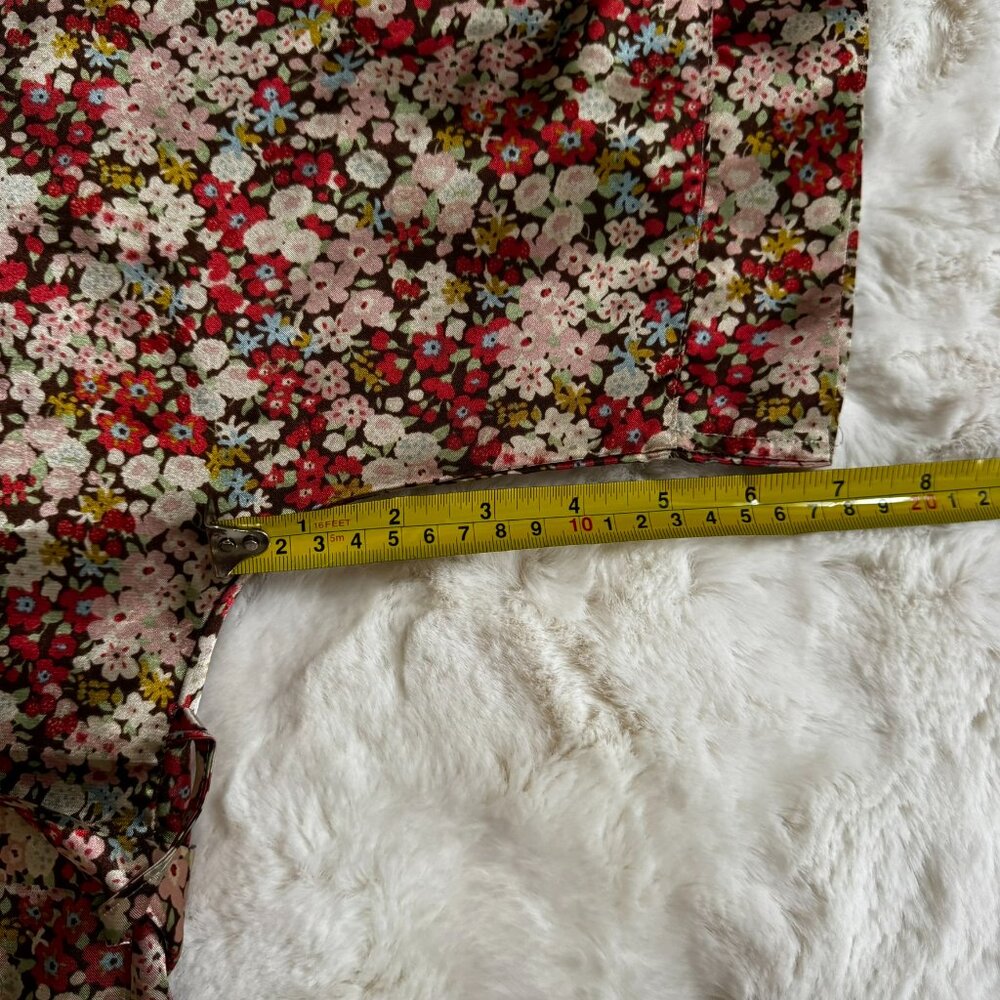 Effortless Alexander Del Rossa Floral Satin Kimono Lingerie Robe - Picture 9 of 10